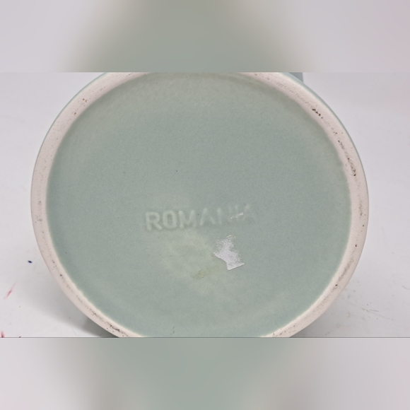 MCM Hour Glass Shaped Ceramic Vase - Picture 4 of 4